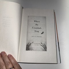 WHERE THE CRAWDADS SING by Delia Owens (2018, Hardcover) Later Printing