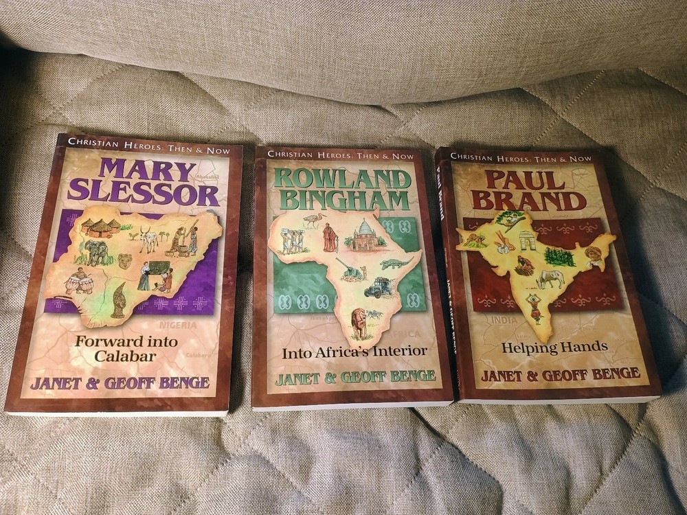 Christian Heroes Then & Now 3 BOOK LOT Benge YWAM Publishing Biographies