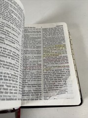 Holy Bible NKJV Giant Print by Nelson Publishers 334BC Leather Binding Index Tab