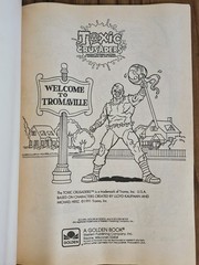 Vtg 1991 Toxic Crusaders Big Coloring Book Golden NOS Unused 90s