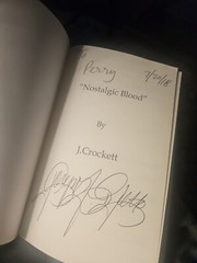 Nostalgic Blood Shh Dont Say A Word J Crockett Signed novel Gambia Korea BZ5