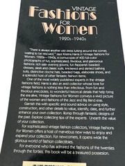 Vintage Fashions for Women 1920s 1940s Schiffer Book for Collectors Clothing