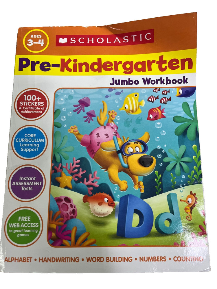 Scholastic Pre-Kindergarten Jumbo Workbook – unknown_binding Scholastic Inc.