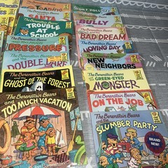 Huge Vintage Lot of 23 Berenstain Bears Books Picture Book Homeschool Morals