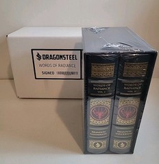 Words Of Radiance Leatherbound SIGNED Brandon Sanderson Dragonsteel New Sealed