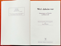 📚 Traudl Woldrich @ Wie’s daheim war @ Erinnerungen an Oberplan im Böhmerwald
