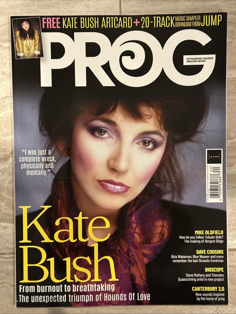 KATE BUSH PROG MAGAZINE AUGUST 2025 ISSUE 162 + ARTCARD