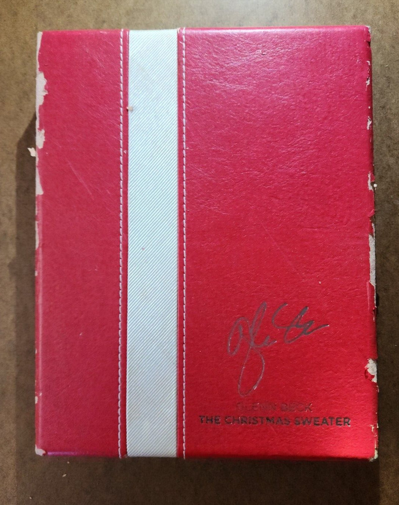 Glenn Beck – THE CHRISTMAS SWEATER – Boxed Hardcover w/DJ – SIGNED by Beck w/COA
