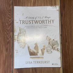 Trustworthy: A Study of 1 and 2 Kings – Paperback, by TerKeurst Lysa – Very Good
