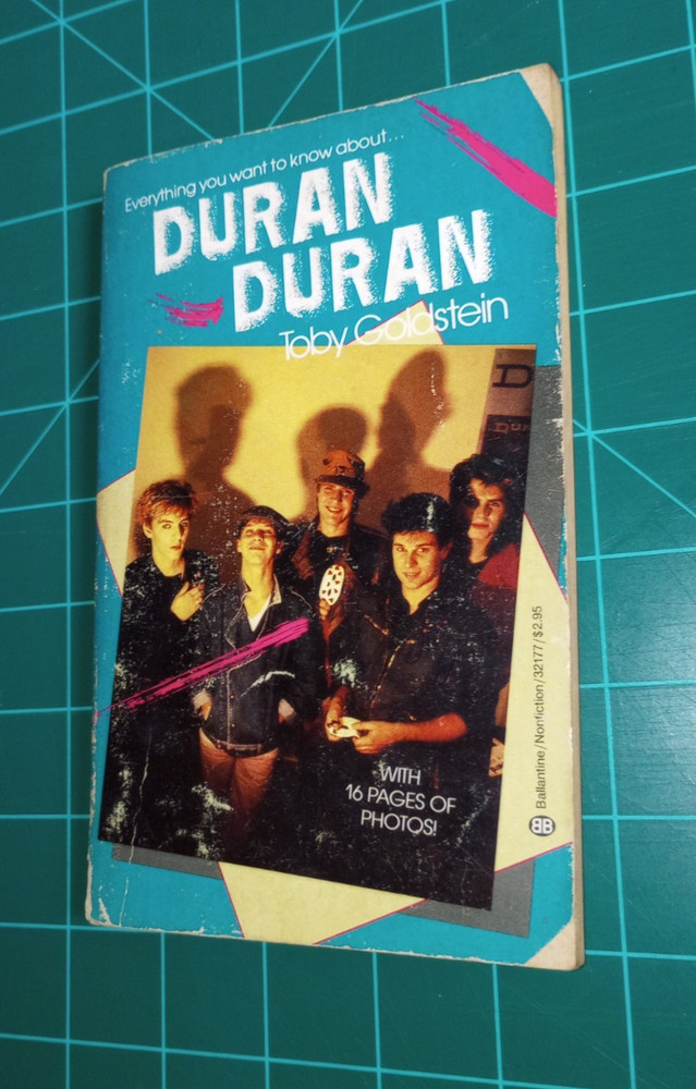 Duran Duran Paperback by Toby Goldstein 1984 former library copy British Pop