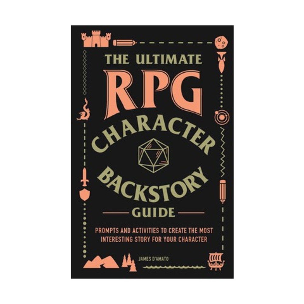 Adams Media Gaming Book Ultimate RPG Character Backstory Guide VG+