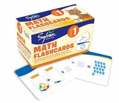 1st Grade Math Flashcards: 240 – Cards, by Sylvan Learning – Very Good