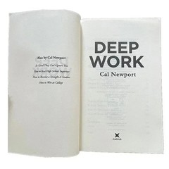 Deep Work English Book By Cal Newport Rules for Focused Success In A DistractedD