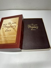 KJV Jack Van Impe Prophecy Bible Burgundy Leather Red Letter Limited Special Ed.