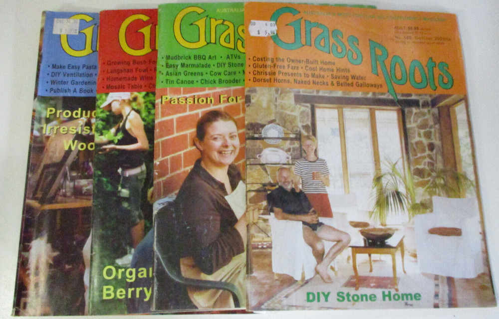 4 x Grass Roots Magazine Bulk Lot – Issues 160 170 173 175