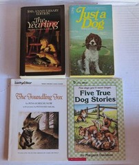 Lot of 4 Vintage Animal Chapter Books / Short Stories -The Yearling – Just a Dog
