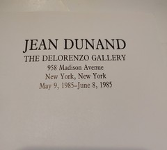 Jean Dunand By Anthony Delorenzo Gallery NYC 1985 Art Deco Book First Edition