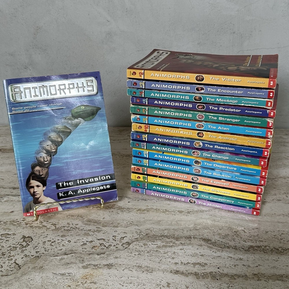 Animorphs Series Books Lot of 16 K.A. Applegate 90s Scholastic Paperback