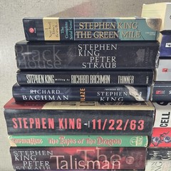 Stephen King Lot of 24 Hardcover & PB Books Mixed Titles Horror Thriller Novels