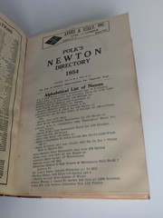 Polk’s Newton NJ Directory 1954 Sussex County New Jersey City Directory