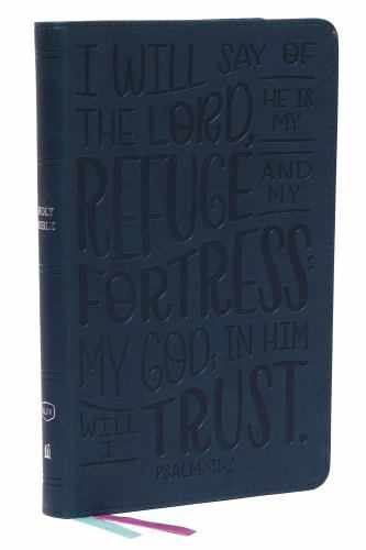 KJV Holy Bible: Thinline Youth Edition, Teal Leathersoft, Red Letter, Comfort Pr