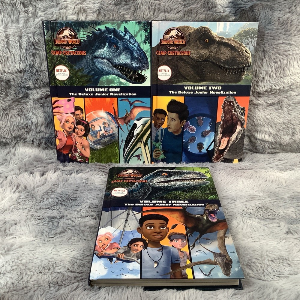 JURASSIC WORLD CAMP CRETACEOUS Volumes One – Three The Deluxe Junior Novelizatio