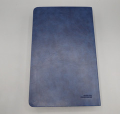 King James Version Bible, Large Giant Print 11.5-Pt, Blue Leather-Soft Cover