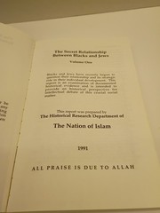 THE SECRET RELATIONSHIP BETWEEN BLACKS AND JEWS Vol.1 Nation Of Islam 6th Print