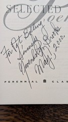 2 Signed Items by Gwendolyn Brooks – Selected Poems Book & To Young Readers Poem
