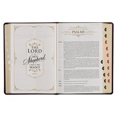 KJV Study Bible Large Print Thumb Indexed 2 Ribbons BRAND NEW in Shrink Wrap!!!