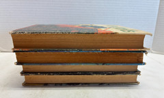 C5 Vintage (4) Whitman Classic Hardback Books WAR OF WORLDS HG Wells MORE