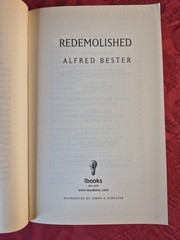 Redemolished – Alfred Bester – Fine condition – ibooks Trade Paperback