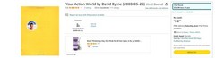 David Byrne Your Action World 2000 Book RARE!