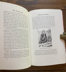 Autobiography of Benjamin Franklin 1951 from Manuscripts HC SC Sandglass Heritag