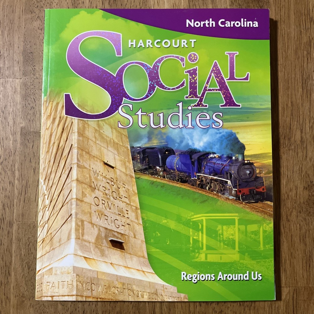 Harcourt Social Studies North Carolina Student Edition Textbook Homeschool CLEAN