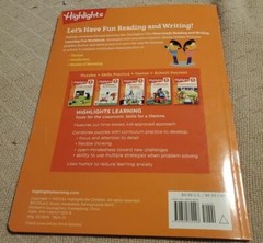 Highlights Reading And Writing Learning Fun Workbook Ages 6-7 1st Grade