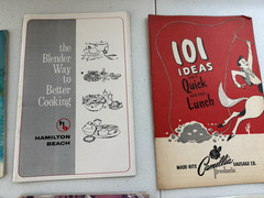 1920-1950’s Vintage lot of Recipe Booklets, Pamphlets, Advertising,Cookbooks