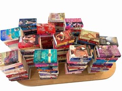Lot of 165 Contemporary Historical ROMANCE Paperbacks Popular Author RANDOM MIX