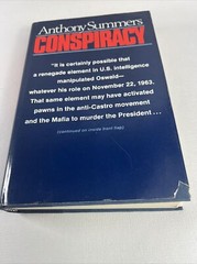 Conspiracy by Anthony Summers 1st Edition 1980 Hardcover
