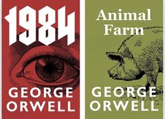 1984 & Animal Farm Set by George Orwell