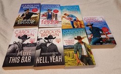 Lot of 7 PB Bks By Carolyn Brown Romance SERIES: LONGHORN CANYON, HAPPY, TEXAS