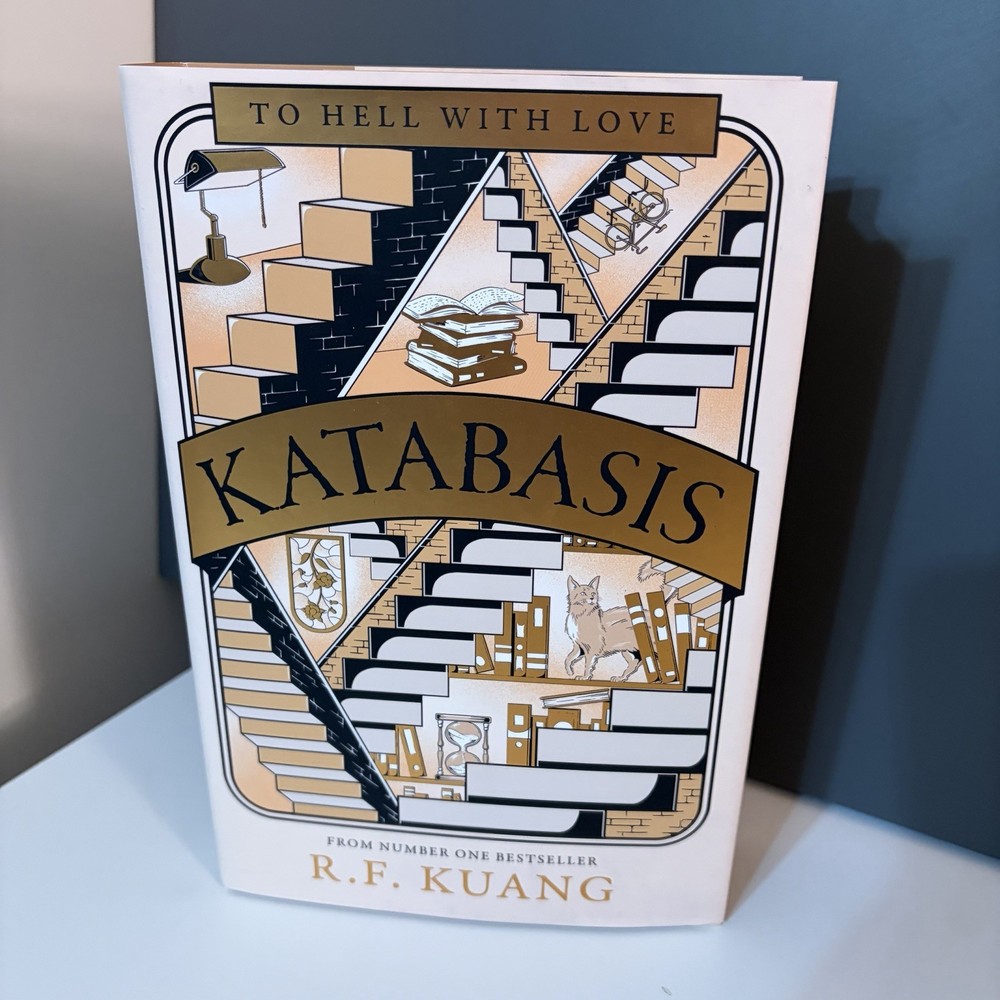 Fairyloot Exclusive Edition Katabasis by R. F. Kuang Hardcover Sprayed Edges