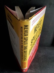 Never Split The Difference Chris Voss First Edition HC Negotiation Book