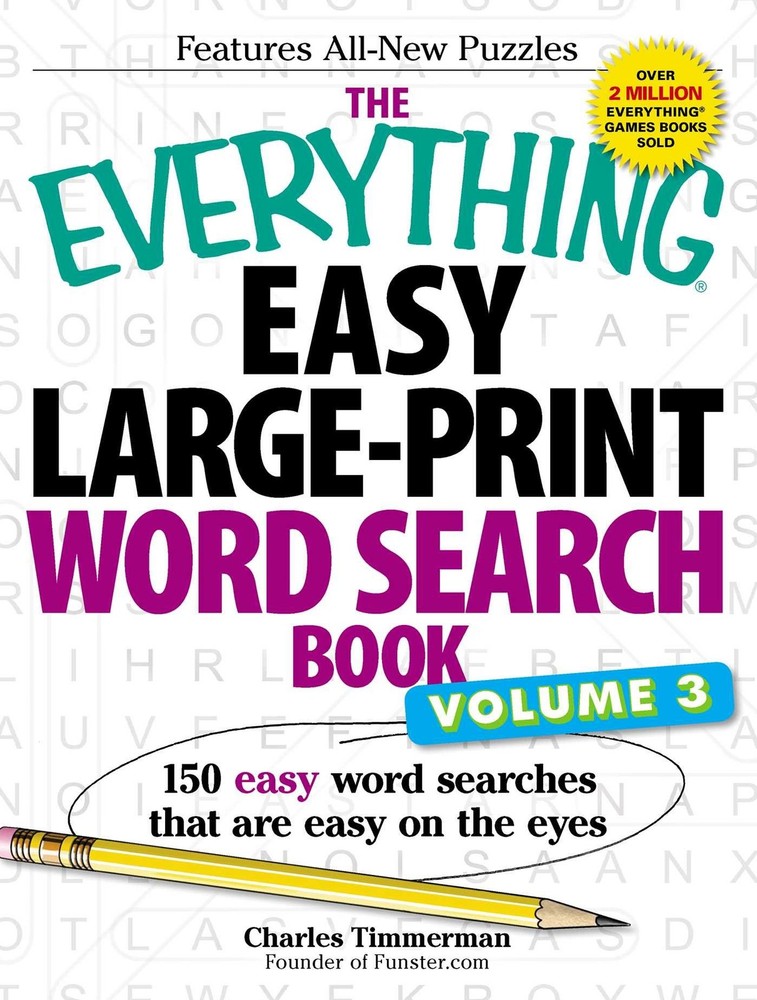 The Everything Easy Large-Print Word Search Book, Vol. III by Charles Timmerman