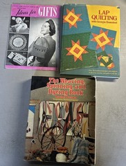 Vintage Lot Of 3 Weaving , Quilting and Gift Magazines. 1940’s to 1980’s