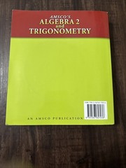Amsco’s Algebra Two and Trigonometry by Ann Xavier G…