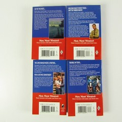 Lot of 4 Vintage Texas Love Stories Men Most Wanted Paperback Books