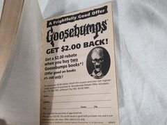 Vintage Goosebumps R L Stine Curse of Camp Cold Lake Scholastic 1st Print 1997