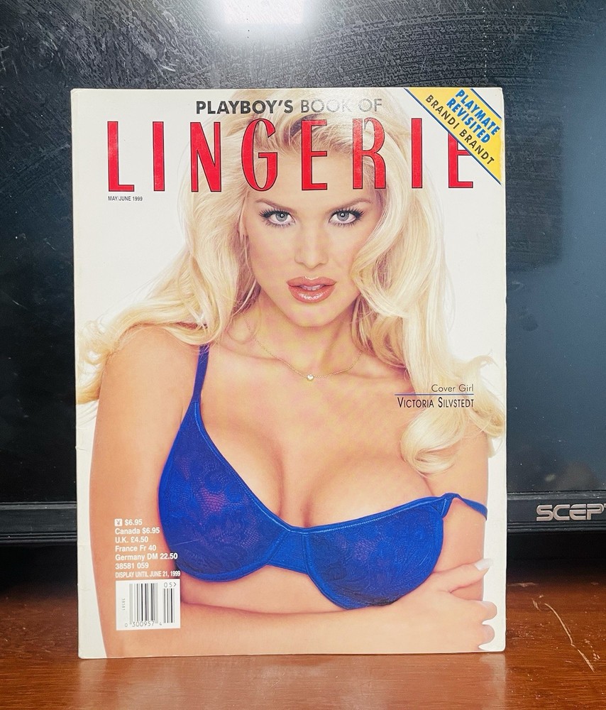 Playboy Book of Lingerie Magazine May June 1999 Victoria Silvstedt Used A+seller