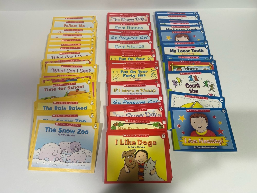 Little Leveled Readers Level A-C Scholastic Kindergarten 1st Grade 50+ Book Lot